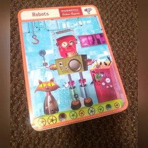 Mudpuppy Magnetic Robots Play Case